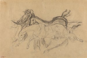 Racehorses (Study for 