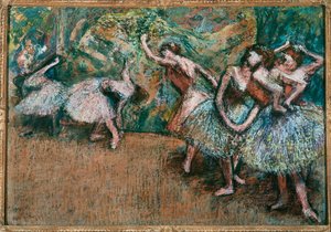Scene from a Ballet by Edgar Degas