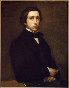 Self-Portrait or Degas with Charcoal Holder