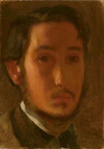 Self-Portrait with White Collar by Edgar Degas