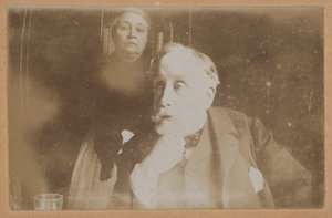 [Self-Portrait with Zoé Closier] by Edgar Degas