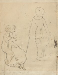 Study for Mary Cassatt at the Louvre