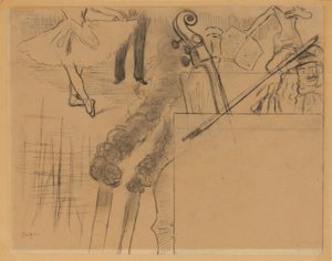 Study for the Programme for the Galerie Ponsin Soiree Artistique, 15th May 1884