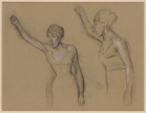 Study of a Singer by Edgar Degas