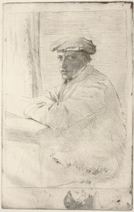 The Engraver Joseph Tourny, 1857 by Edgar Degas