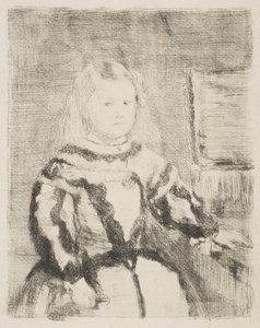 The Infanta Margarita, after Velázquez by Edgar Degas