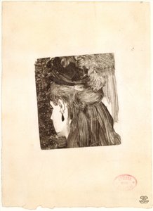 The Jet Earring by Edgar Degas