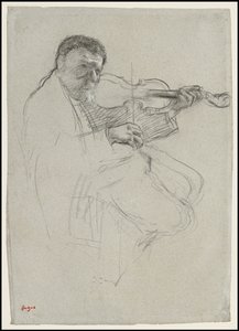 The Violinist, Study for 