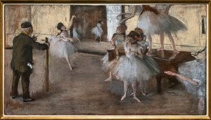The Dance Lesson by Edgar Degas