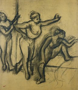 Three Dancers in Leotards