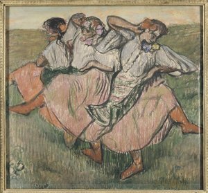 Three Russian Dancers by Edgar Degas