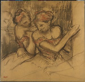 Two Dancers by Edgar Degas