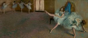 Before the Ballet. 1890/92 by Edgar Degas