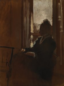 Woman at a Window by Edgar Degas