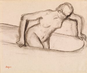 Woman in Tub by Edgar Degas