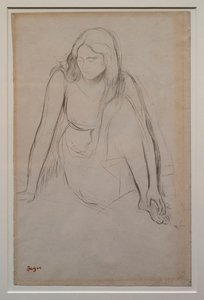 Woman Sitting at the Water