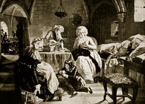 Louis XVI and His Family in the Temple, illustration from 