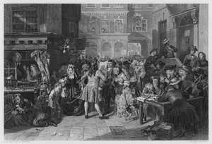 The South-Sea Bubble, from the picture in the Vernon Gallery by Edgar Melville after Ward