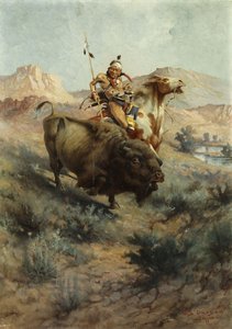 Indian and Buffalo