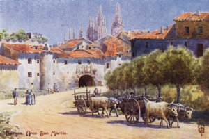 Northern Spain: Burgos, Arco San Martin by Edgar T. A. Wigram