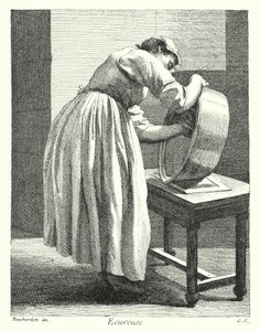 Scullery Maid by Edmé (after) Bouchardon
