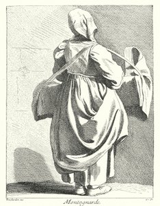 Woman from the Mountains by Edmé (after) Bouchardon