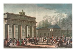 Entry of the French into Berlin, 27 October 1806, c. 1850 by Edme Bovinet