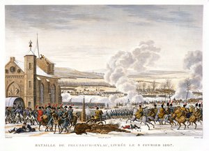 The Battle of Eylau, Germany, 9th February 1807 by Edme Bovinet