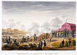 The Bombardment of Madrid, Spain, 4th December 1808