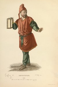 Costume for the role of Sosie by Edmond Aime Florentin Geffroy
