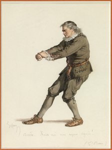 Portrait of Harpagon by Edmond Aime Florentin Geffroy