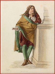 Portrait of Moliere by Edmond Aime Florentin Geffroy