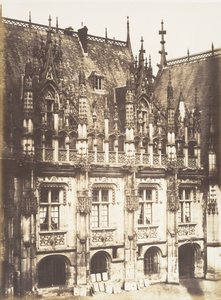 Fragment of the Palais de Justice, Rouen, 1852-54