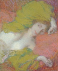 Idleness by Edmond François Aman Jean