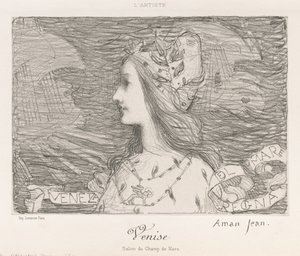 Venice by Edmond François Aman Jean
