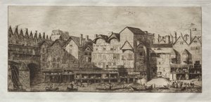 Part of the City at the End of the 17th Century by Edmond Gosselin