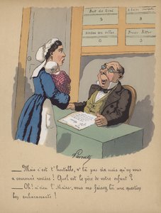 A Mother Registering Her Baby at the Town Hall