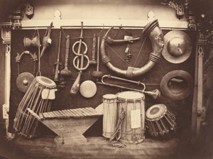Still Life of Musical Instruments, c. 1863 by Edmond Lebel