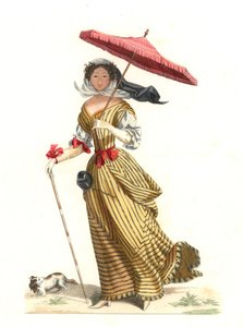 French Woman in Summer Dress
