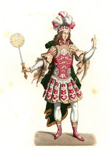 Louis XIV of France, the sun king, in dance costume