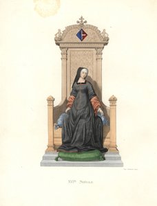 Louise of Savoy (1476-1531) by Edmond Lechevallier Chevignard