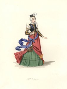 Swiss Lady by Edmond Lechevallier Chevignard