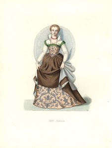 Venetian Noblewoman by Edmond Lechevallier Chevignard