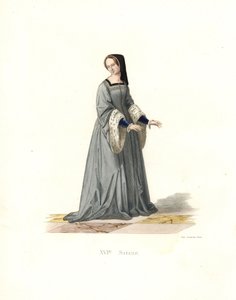 Lady of Honor at the Court of Francis I by Edmond Lechevallier Chevignard