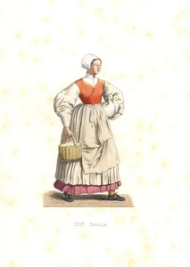 Peasant Woman of France by Edmond Lechevallier Chevignard
