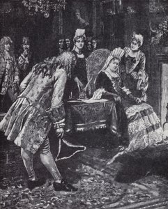The Duke and Duchess of Marlborough falling out of favour with Queen Anne