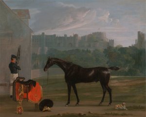 Outside the Guard House at Windsor by Edmund Bristow