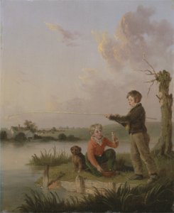 The Young Anglers by Edmund Bristow
