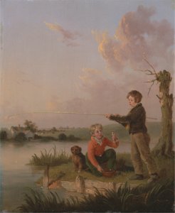 The Young Anglers by Edmund Bristow