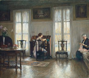 Mother and Mary by Edmund Charles Tarbell